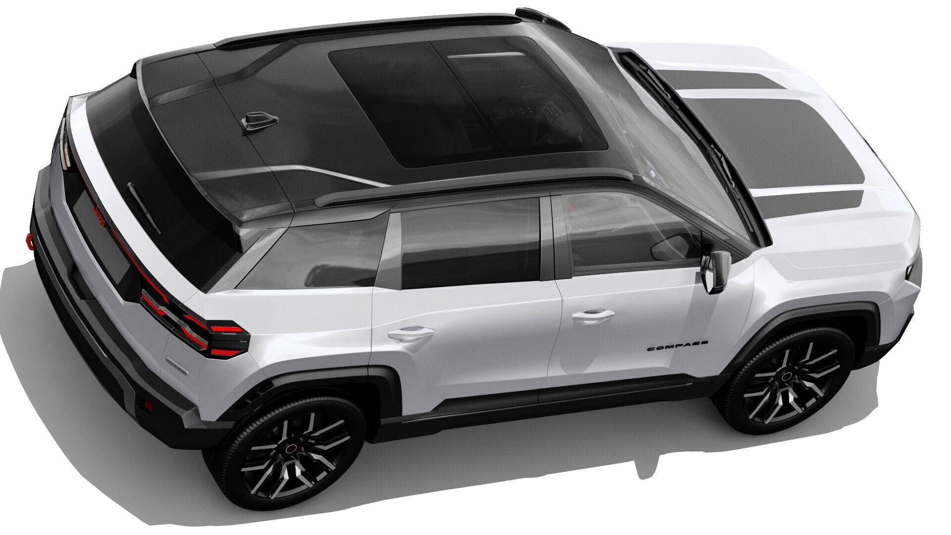 Jeep Compass 2026 with interior 3D model_6