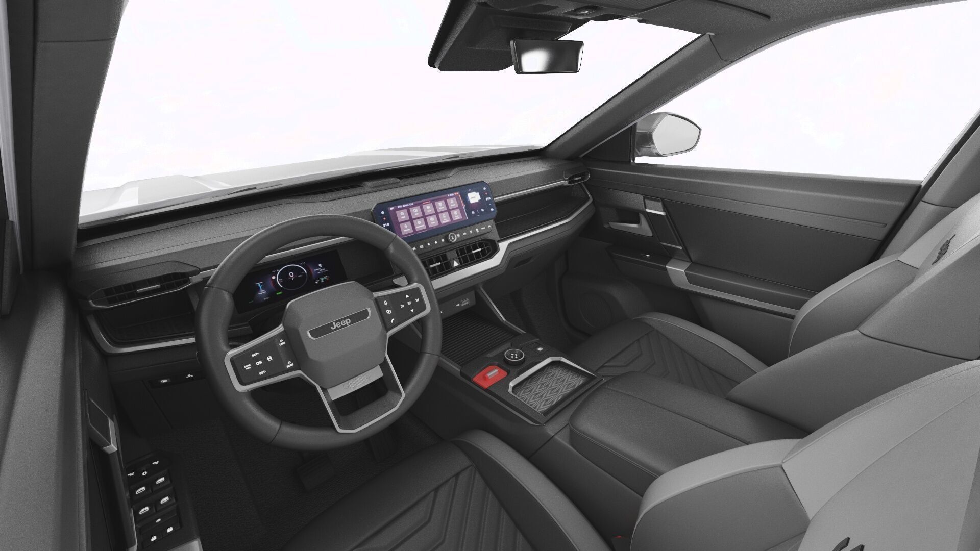 Jeep Compass 2026 with interior 3D model_13
