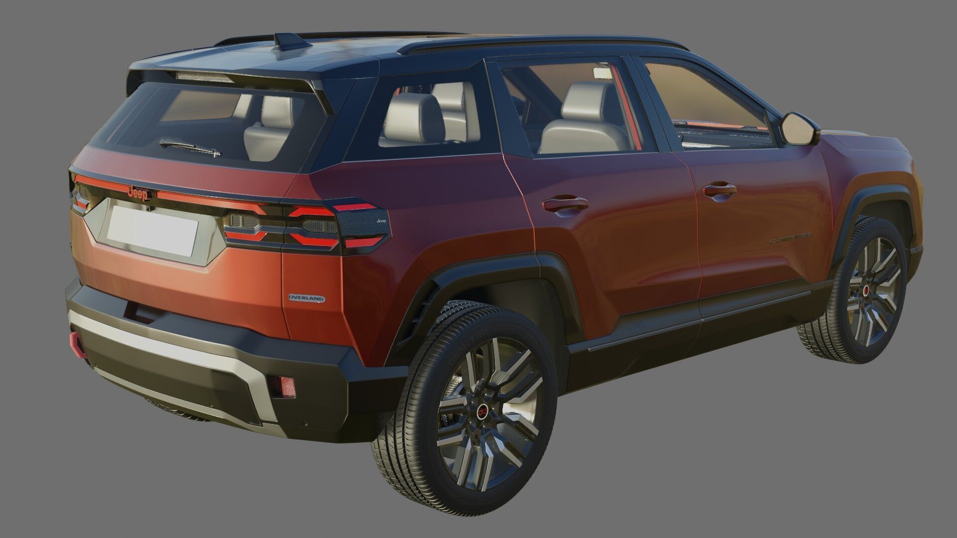 Jeep Compass 2026 with interior 3D model_21