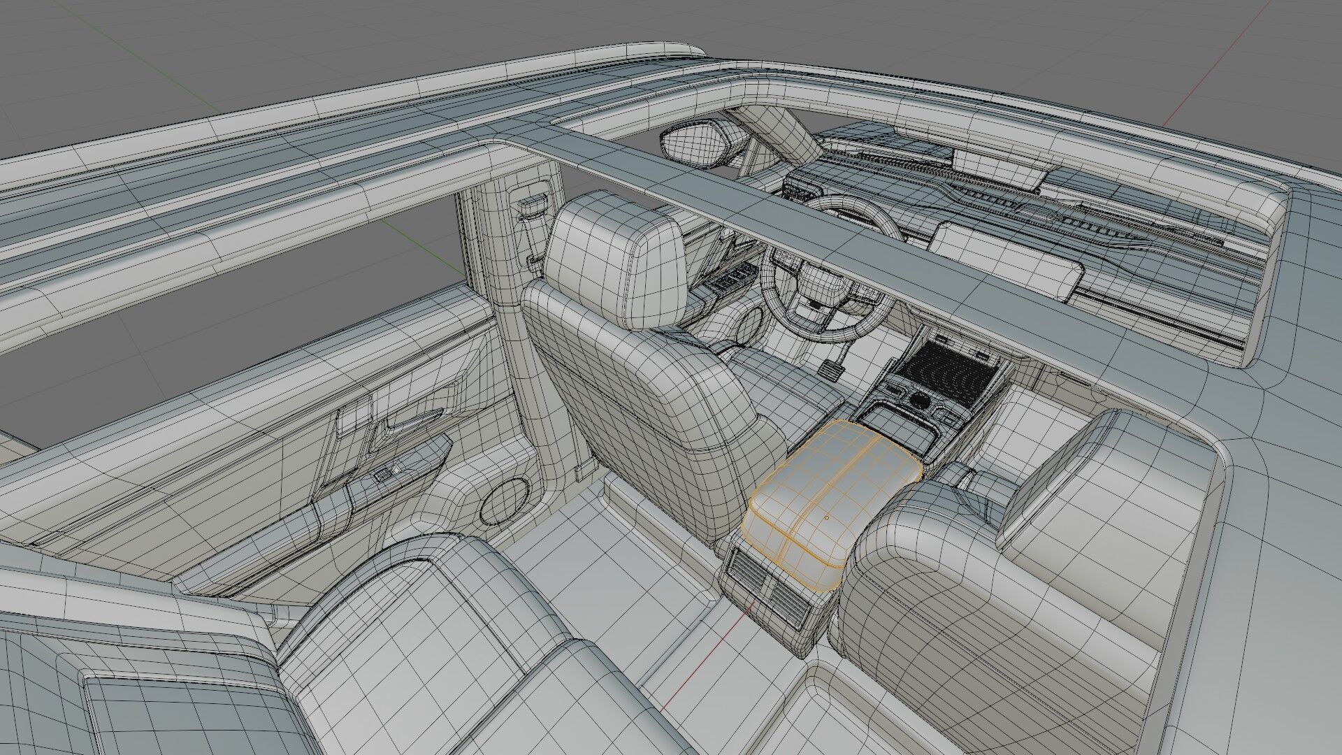 Jeep Compass 2026 with interior 3D model_38