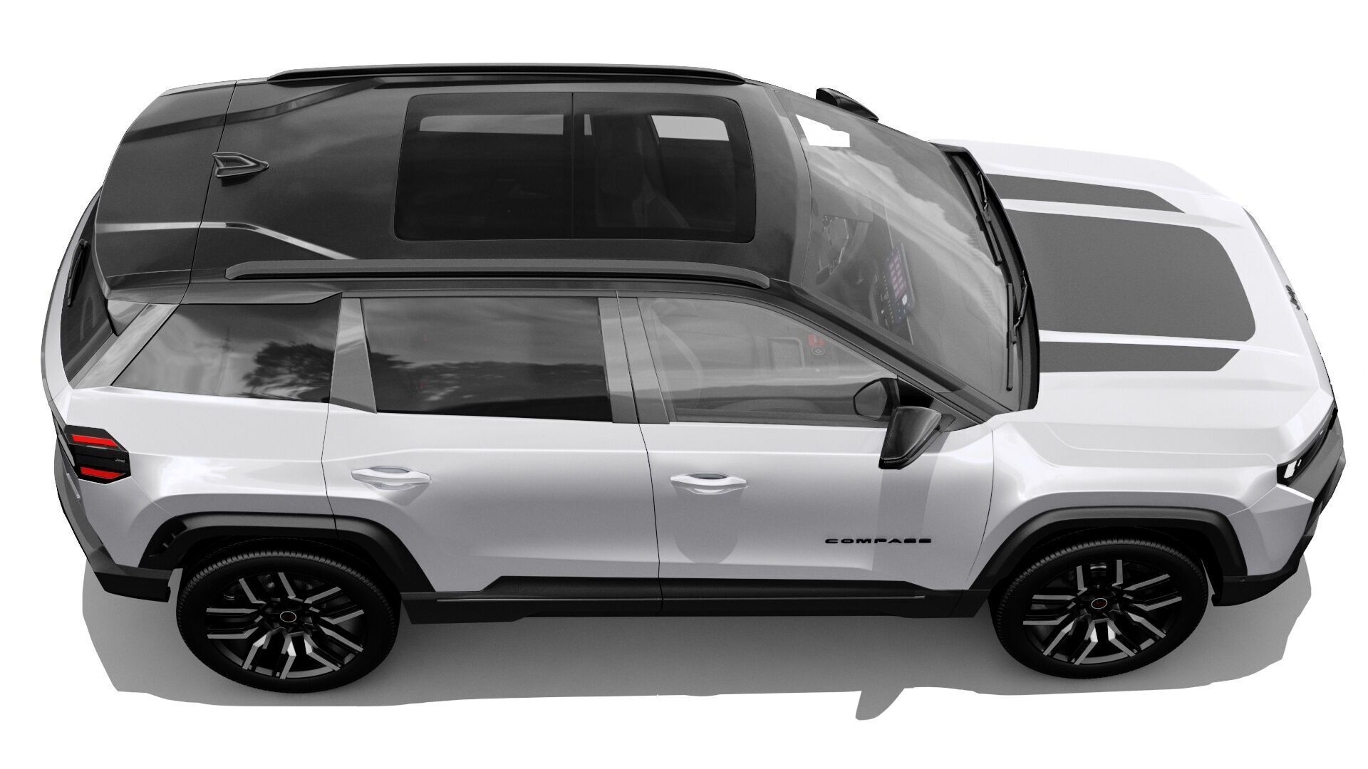 Jeep Compass 2026 with interior 3D model_7