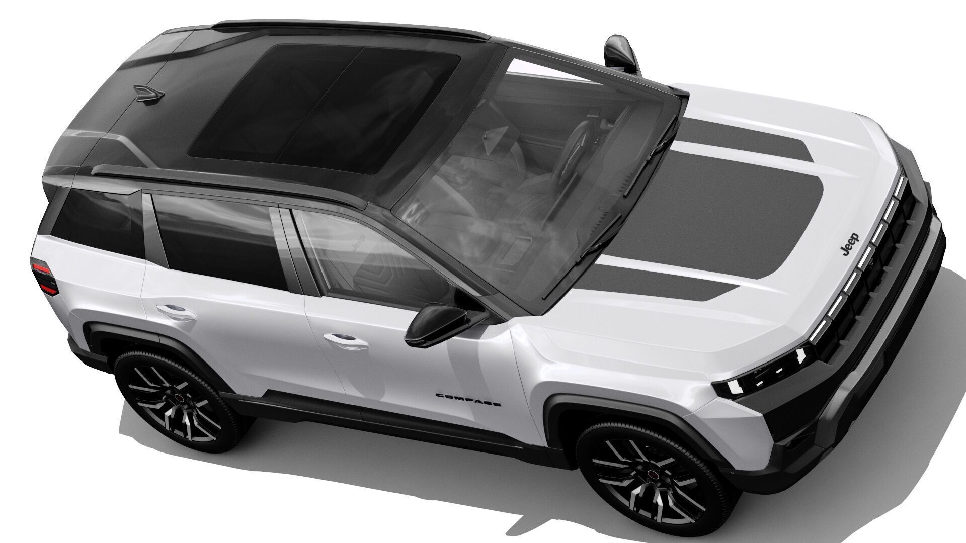 Jeep Compass 2026 with interior 3D model_8