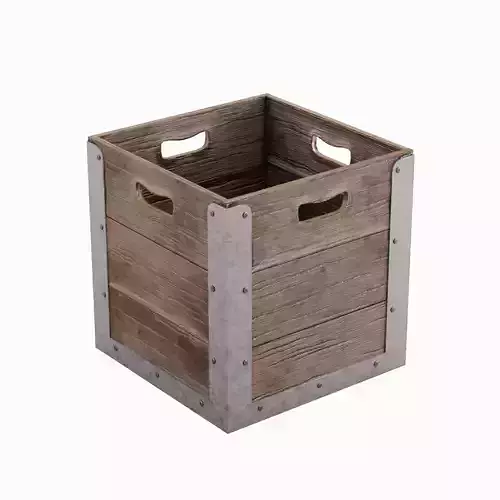 Wooden Crate Box 03