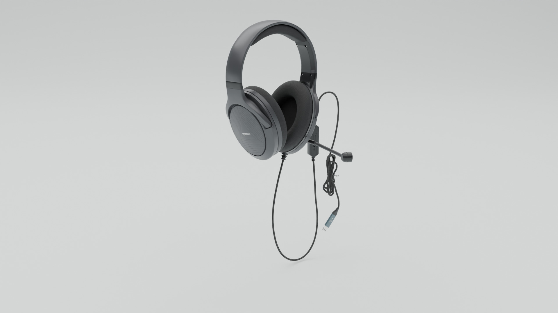 Headphone Low-poly 3D model_2
