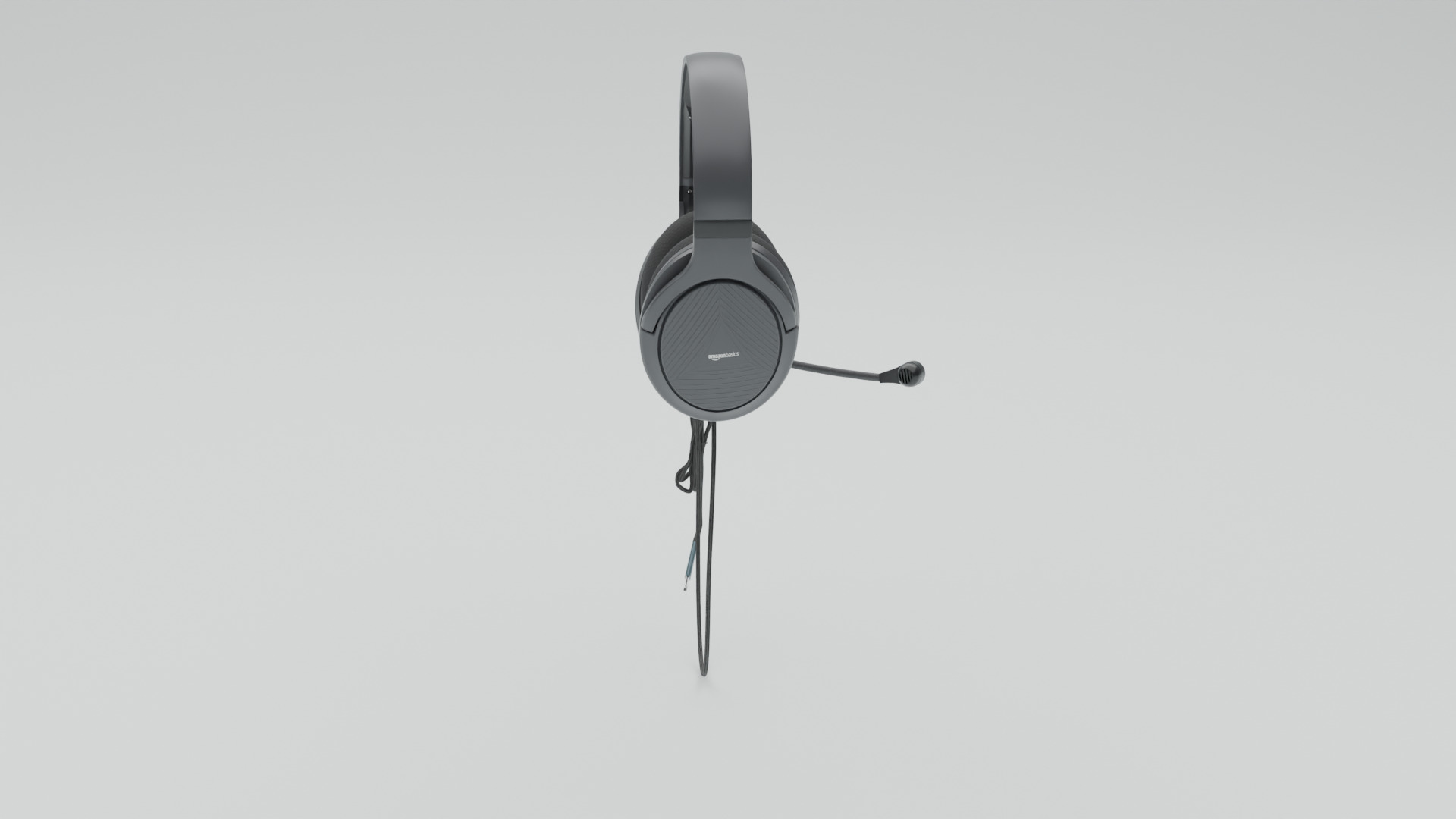 Headphone Low-poly 3D model_3