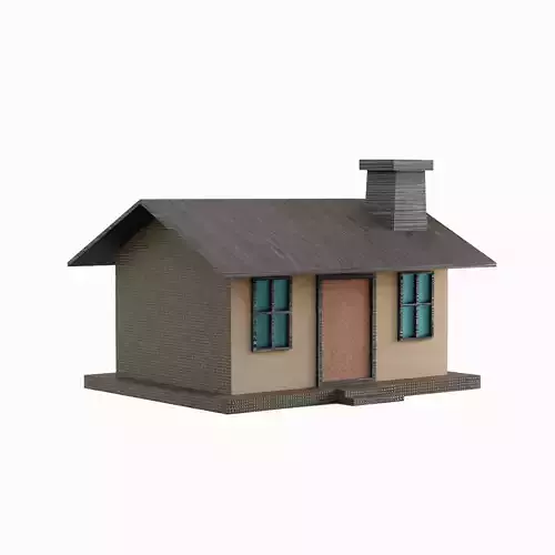 Low Poly House 02