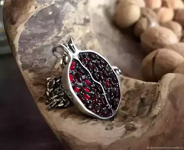  Pomegranate Pendant Armenian Jewelry 3D print model