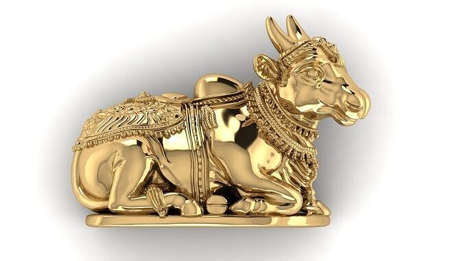 Nandi lord siva 3D print model
