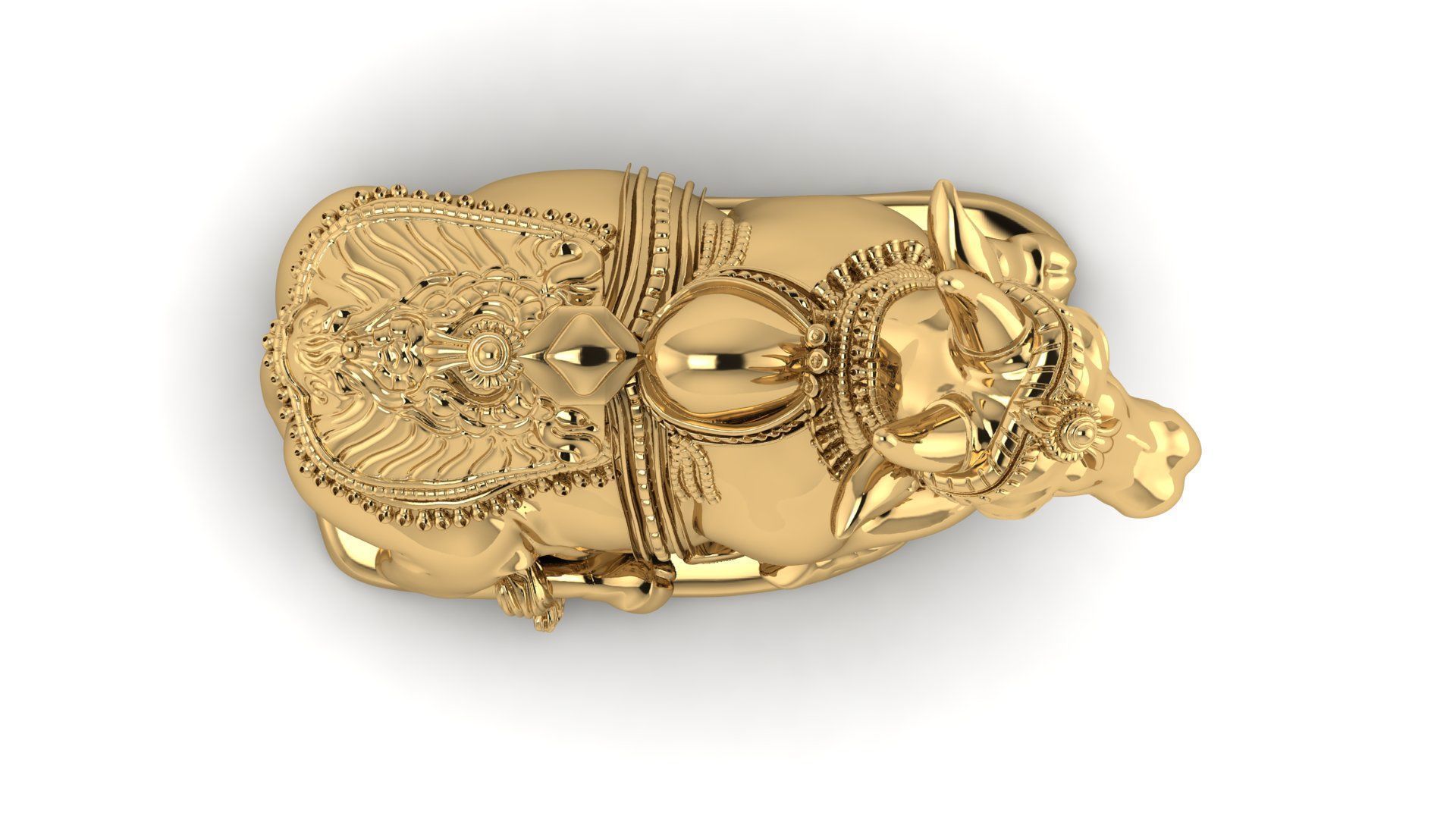 Nandi lord siva 3D print model_9