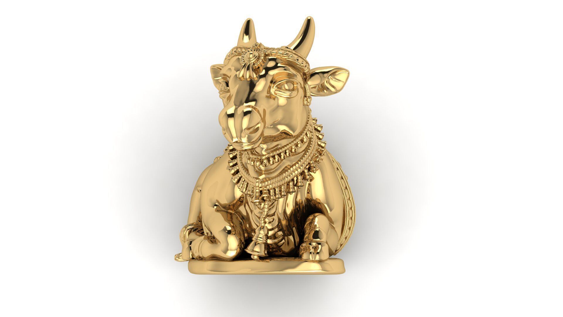 Nandi lord siva 3D print model_10