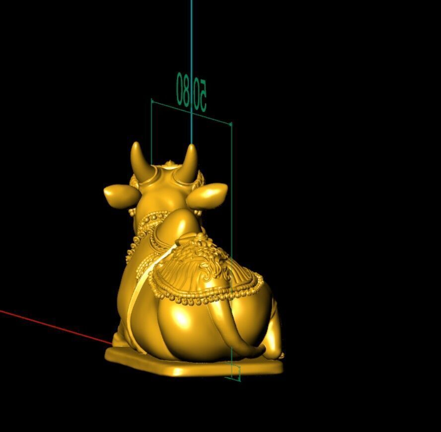 Nandi lord siva 3D print model_5