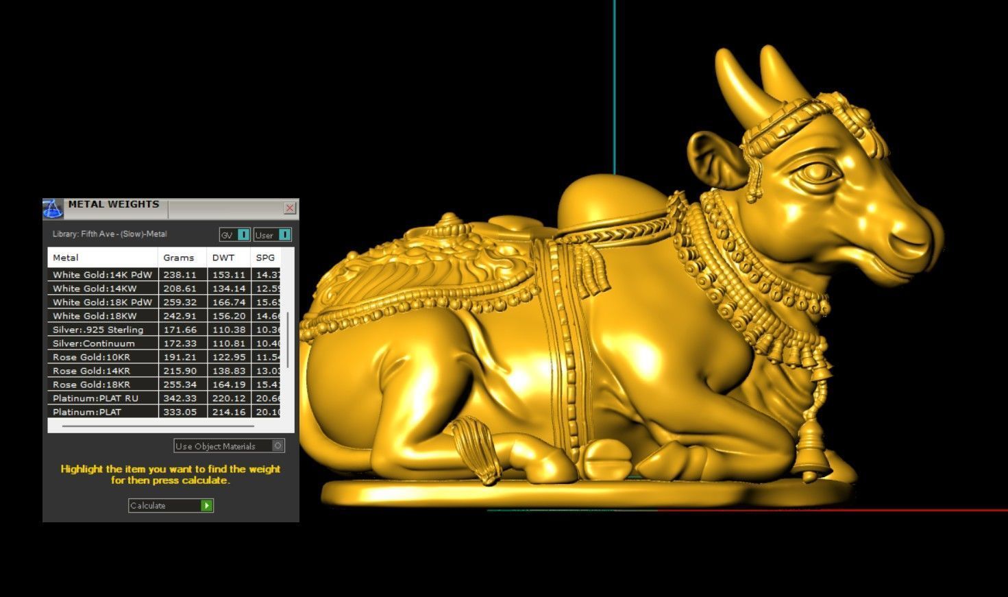 Nandi lord siva 3D print model_13