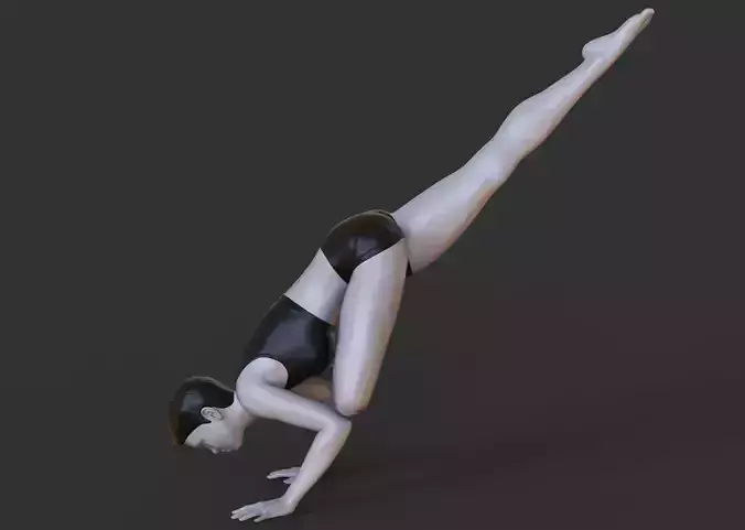 Yoga Pose - Flying crow pose 3D print model