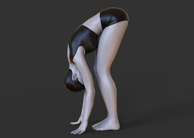 Yoga Pose - Forward fold pose - Uttanasana 3D print model