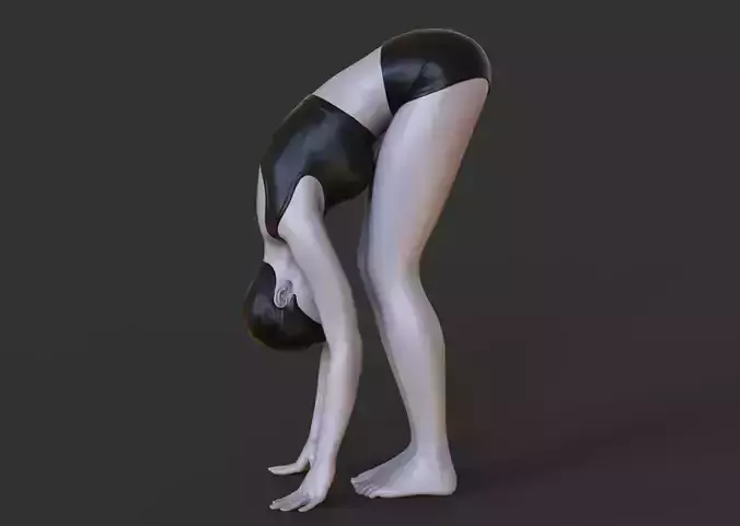 Yoga Pose - Forward fold pose - Uttanasana 3D print model