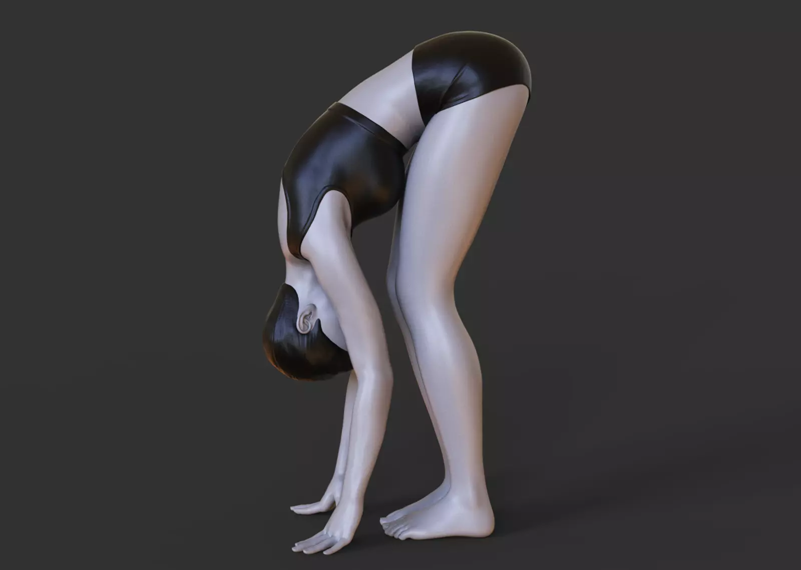 Yoga Pose - Forward fold pose - Uttanasana 3D print model_0