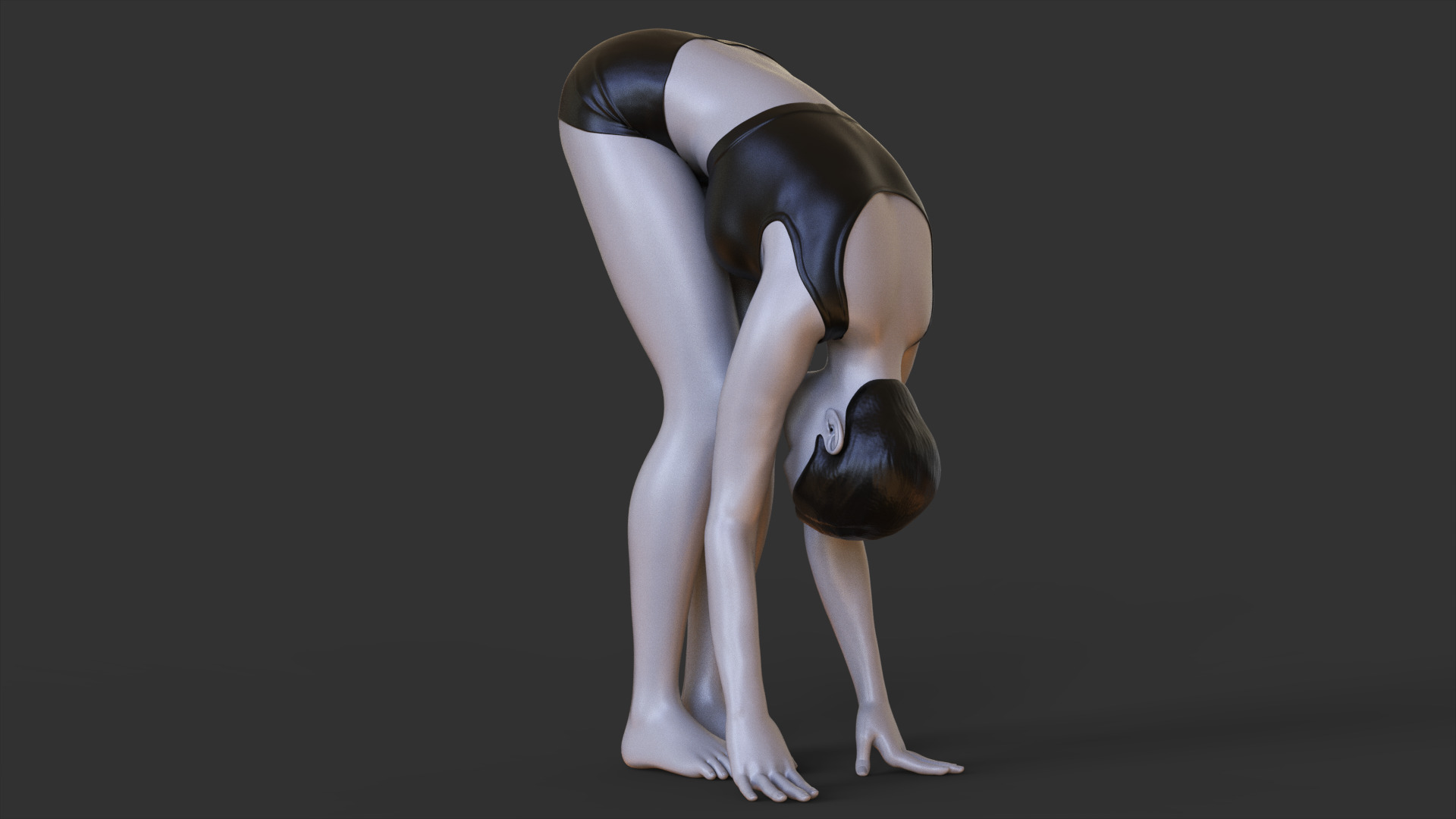 Yoga Pose - Forward fold pose - Uttanasana 3D print model_6