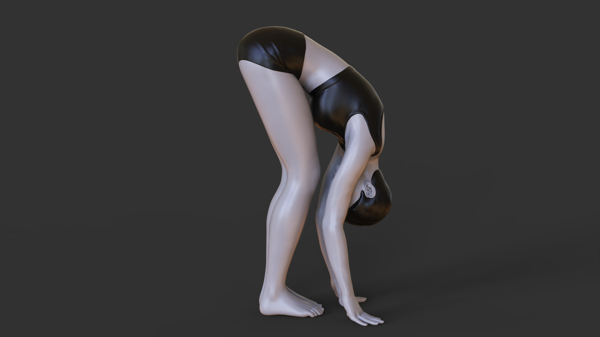 Yoga Pose - Forward fold pose - Uttanasana 3D print model_5