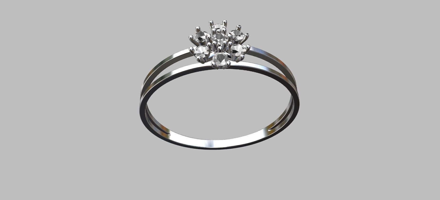 Shower Ring 3D print model_6