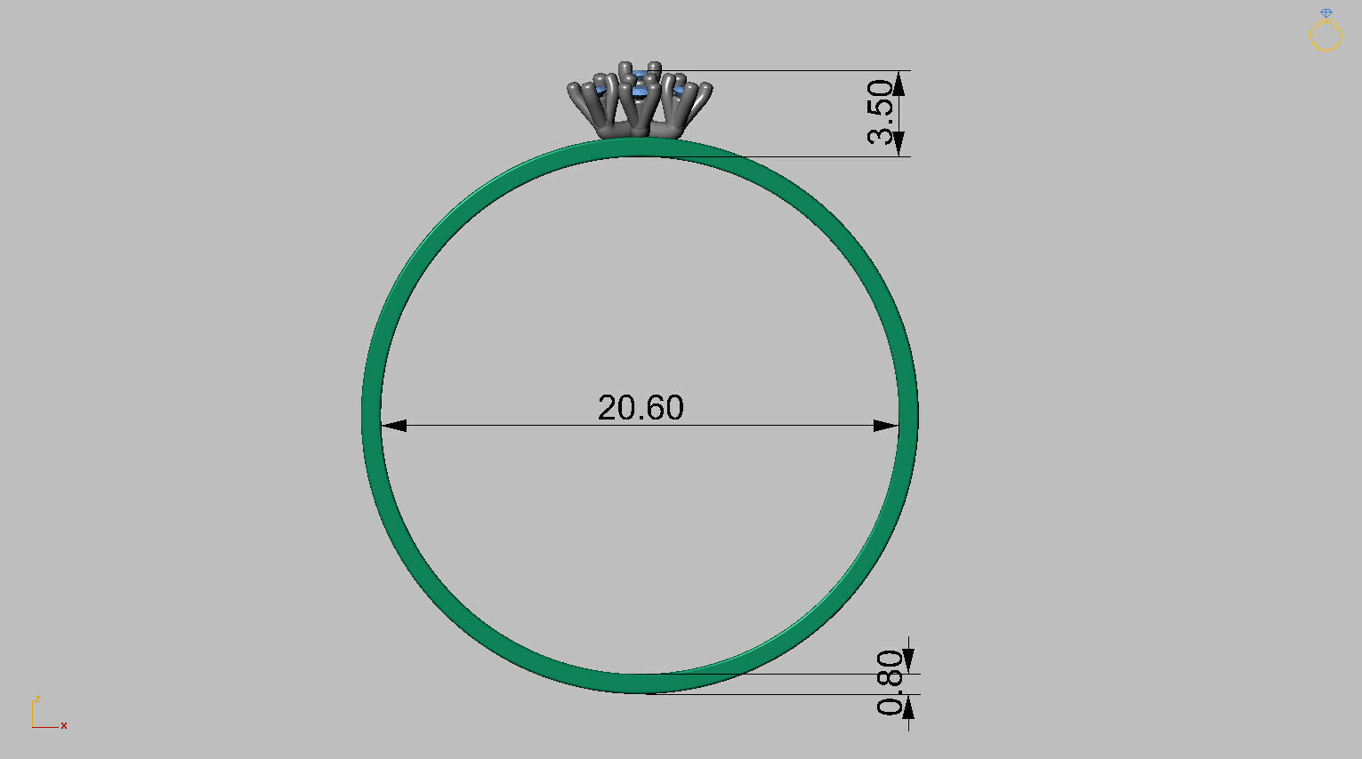 Shower Ring 3D print model_10