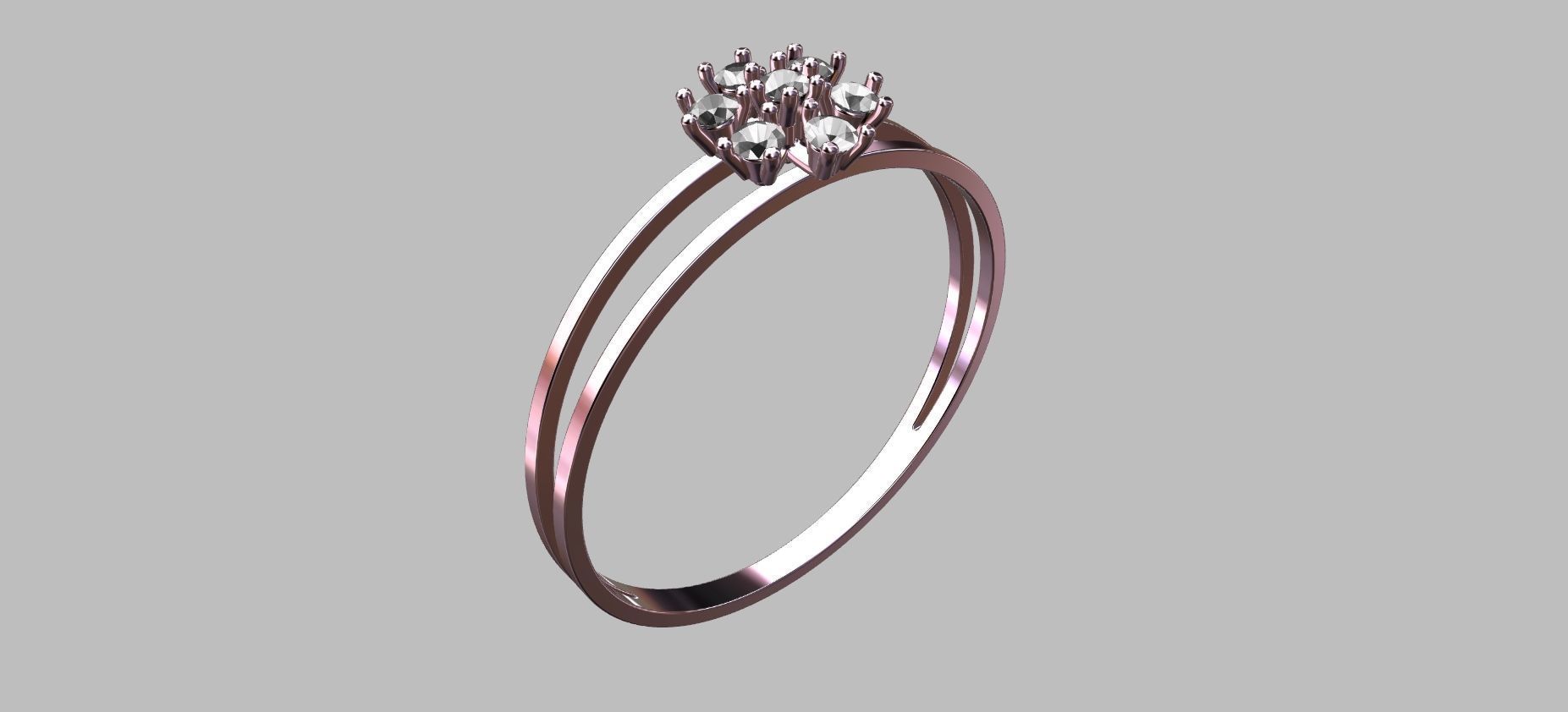 Shower Ring 3D print model_7