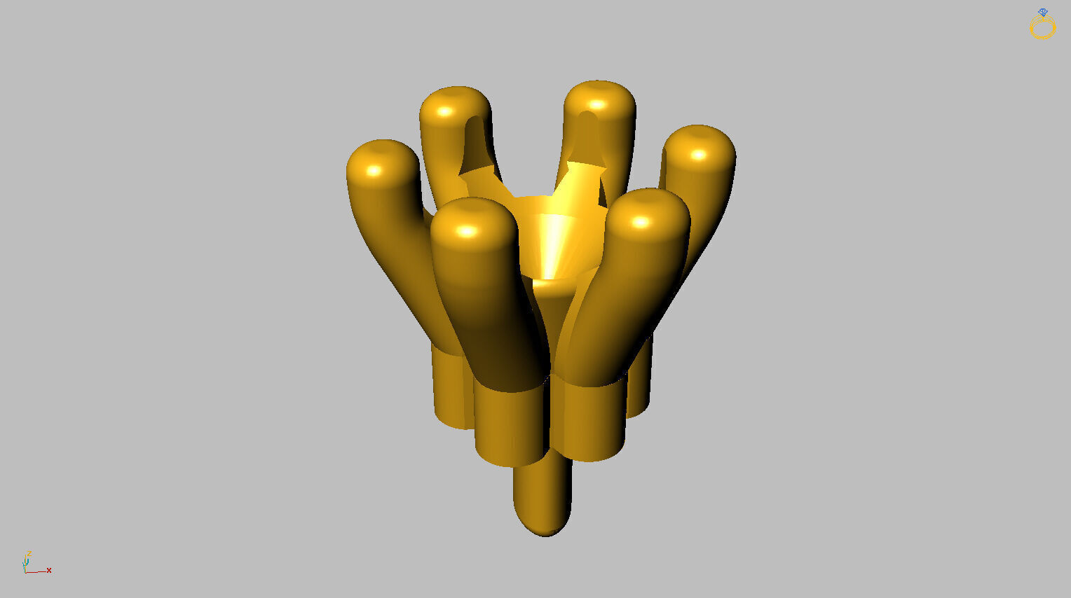 Shower Ring 3D print model_14