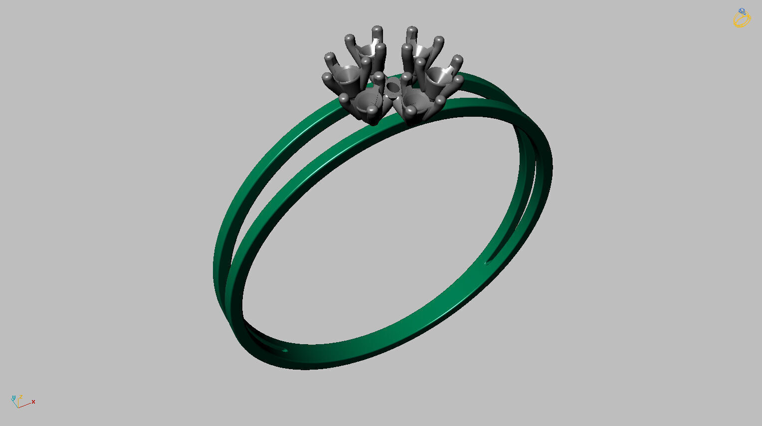 Shower Ring 3D print model_13