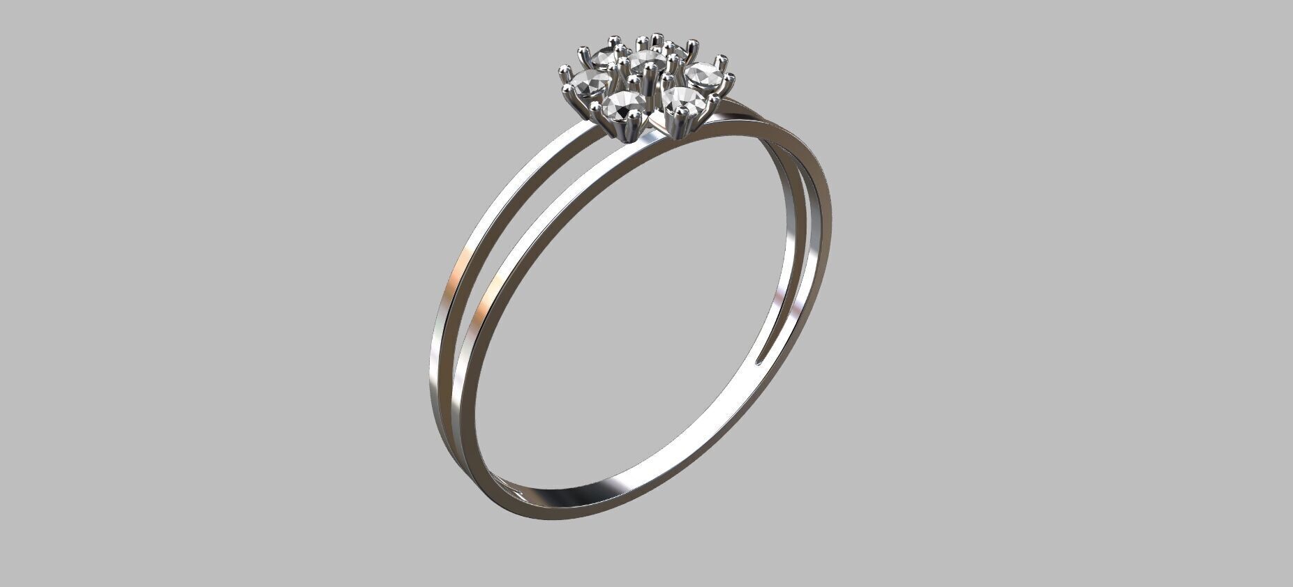 Shower Ring 3D print model_4