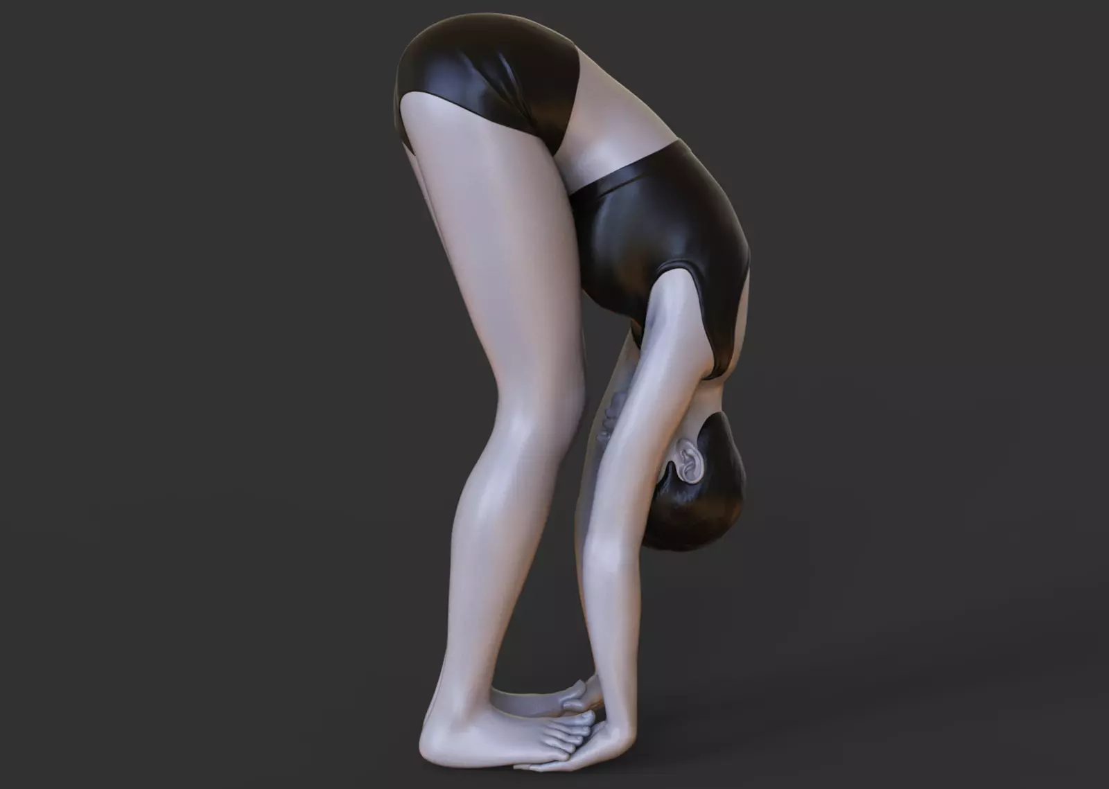 Yoga Pose - Gorilla Pose - Padahastasana 3D print model_0