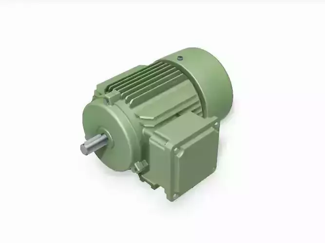 80 B3 Right IEC electric motor - 3D CAD model