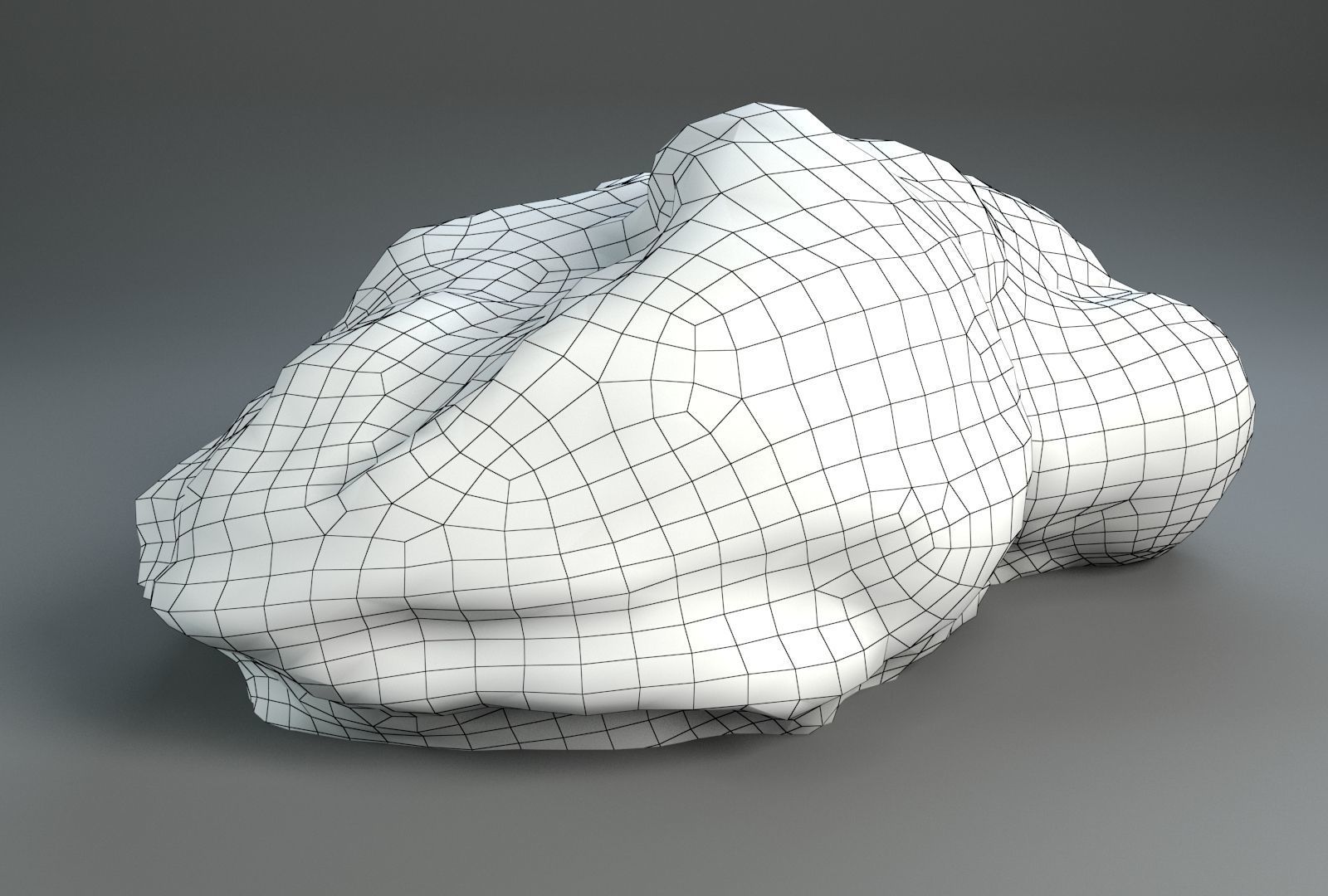 3D Rocks Collection rock Low-poly 3D model_2