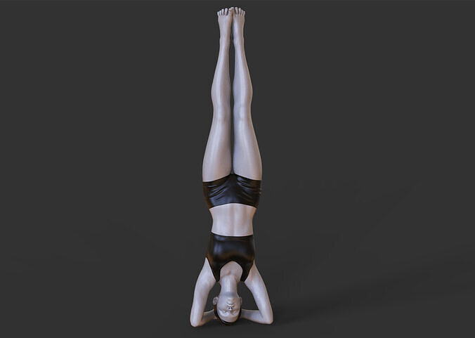 Yoga Pose - Headstand pose - Sirsasana 3D print model