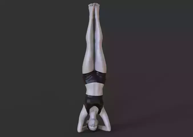 Yoga Pose - Headstand pose - Sirsasana 3D print model