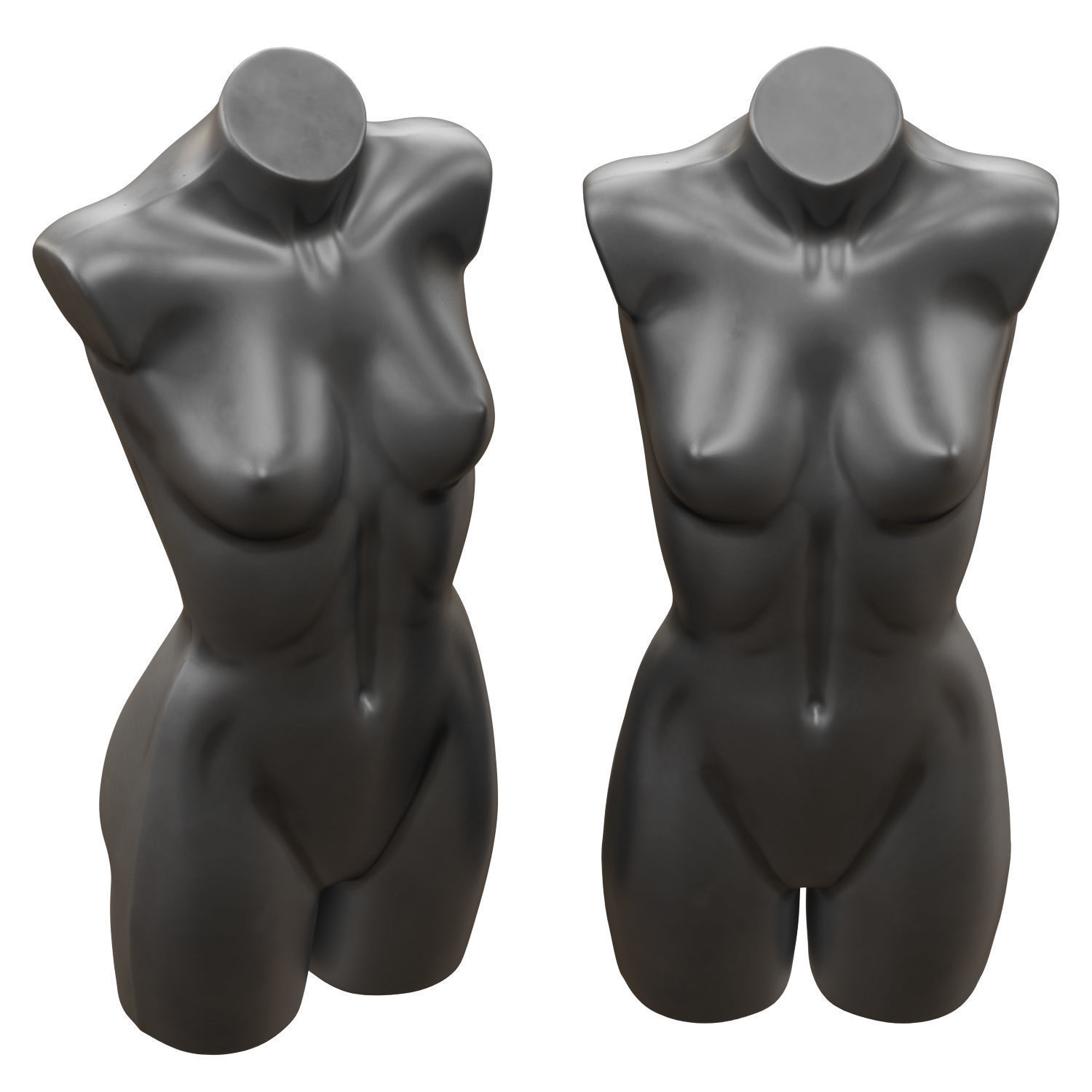 Female demonstration mannequin 3D model_3
