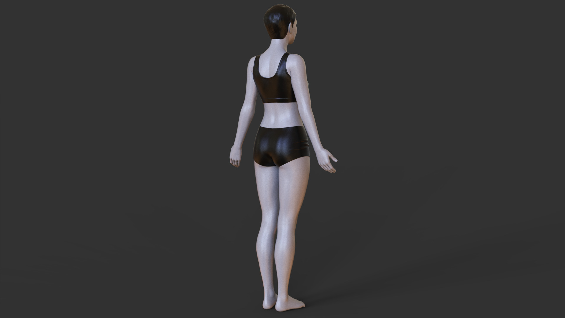Yoga Pose - Mountain Pose - Tadasana 3D print model_6