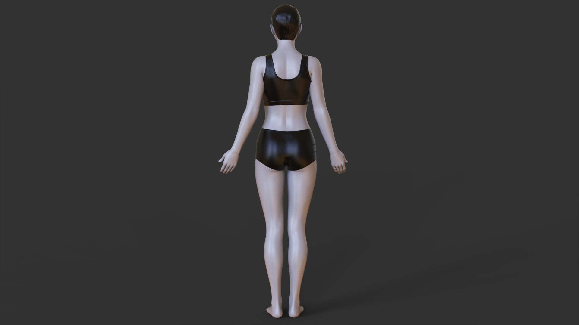 Yoga Pose - Mountain Pose - Tadasana 3D print model_5