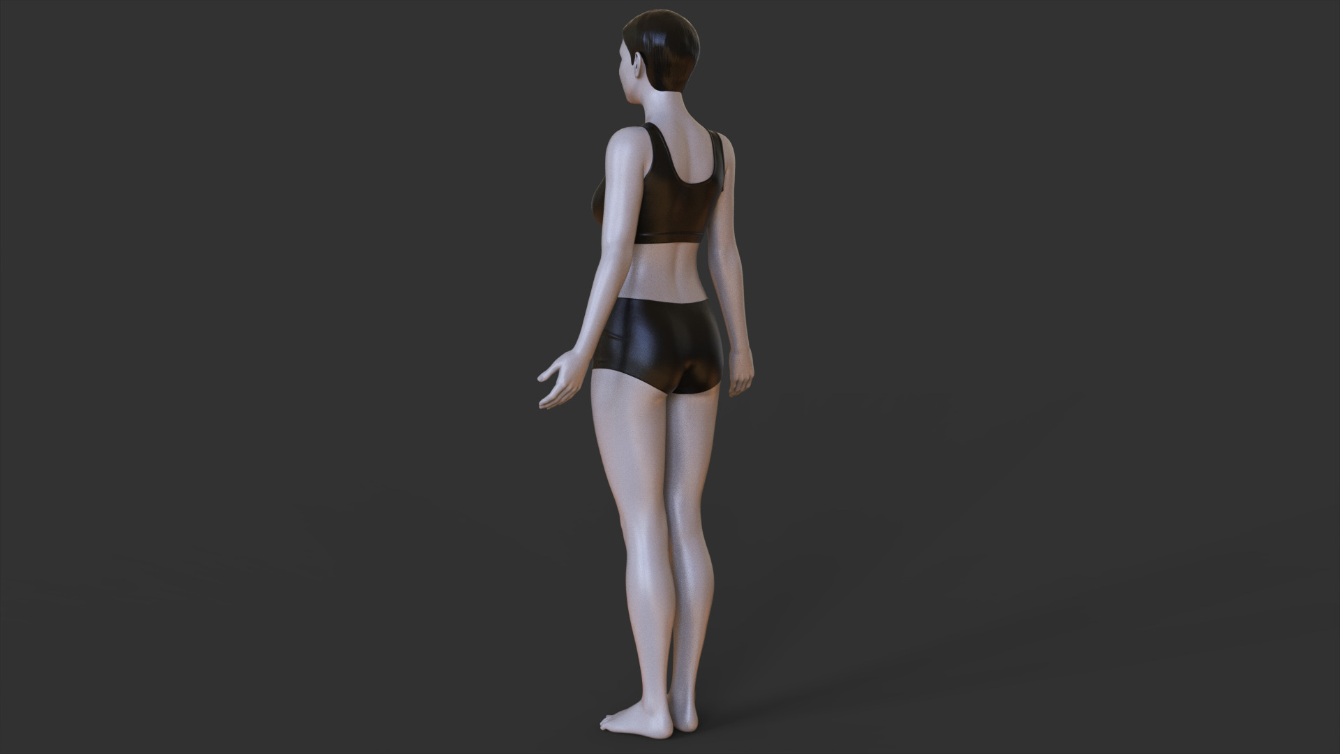 Yoga Pose - Mountain Pose - Tadasana 3D print model_4