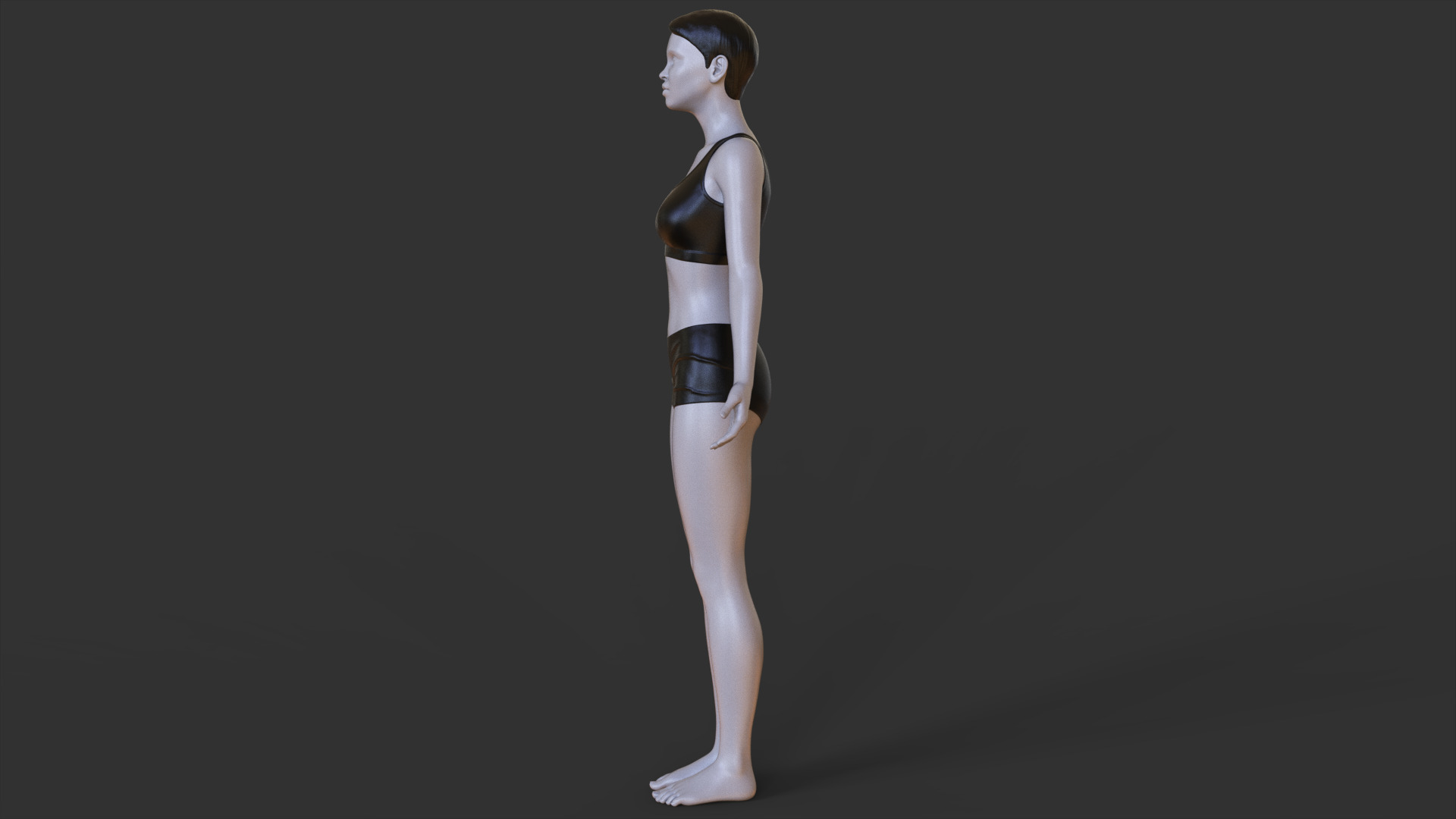 Yoga Pose - Mountain Pose - Tadasana 3D print model_3