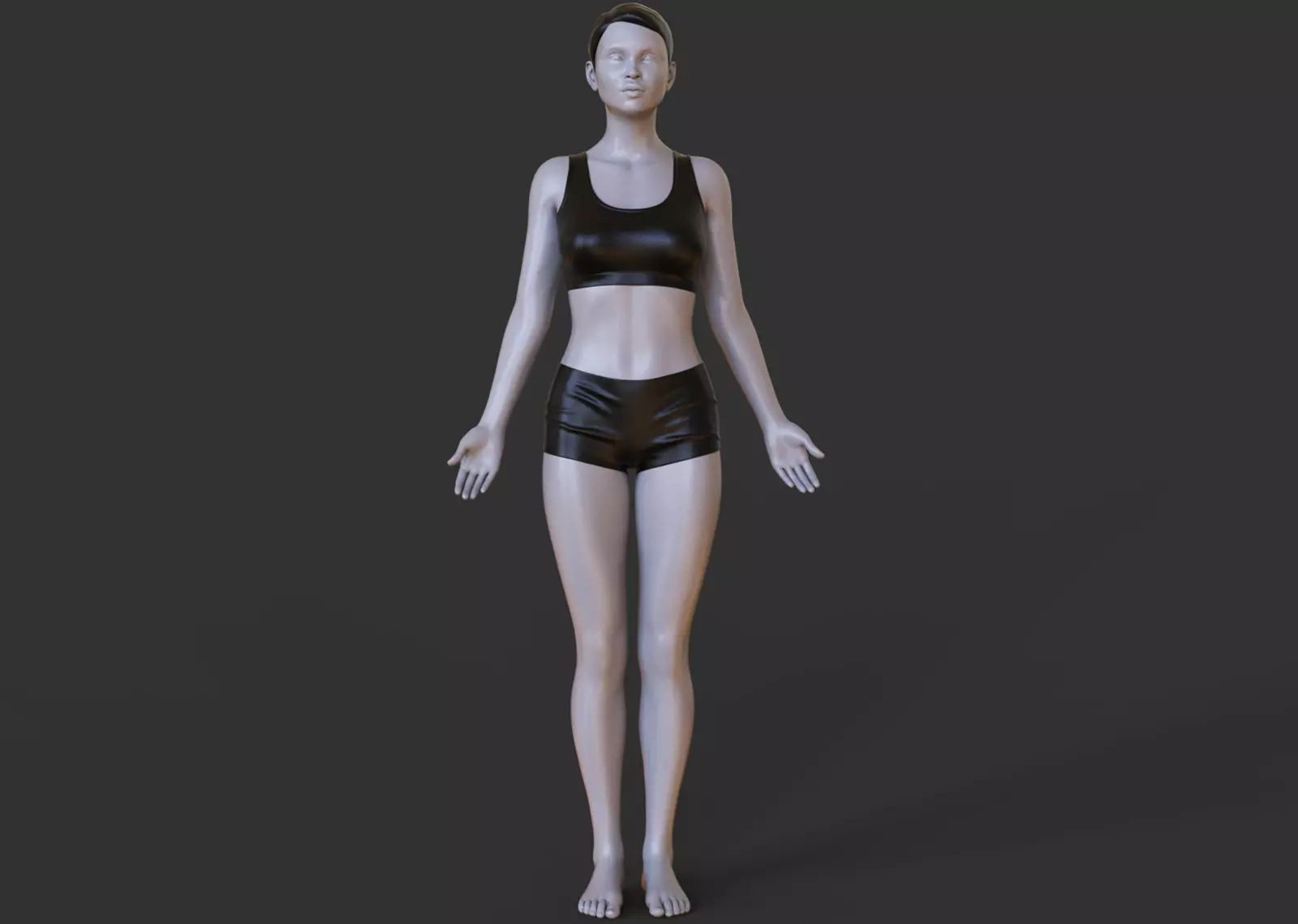 Yoga Pose - Mountain Pose - Tadasana 3D print model_0