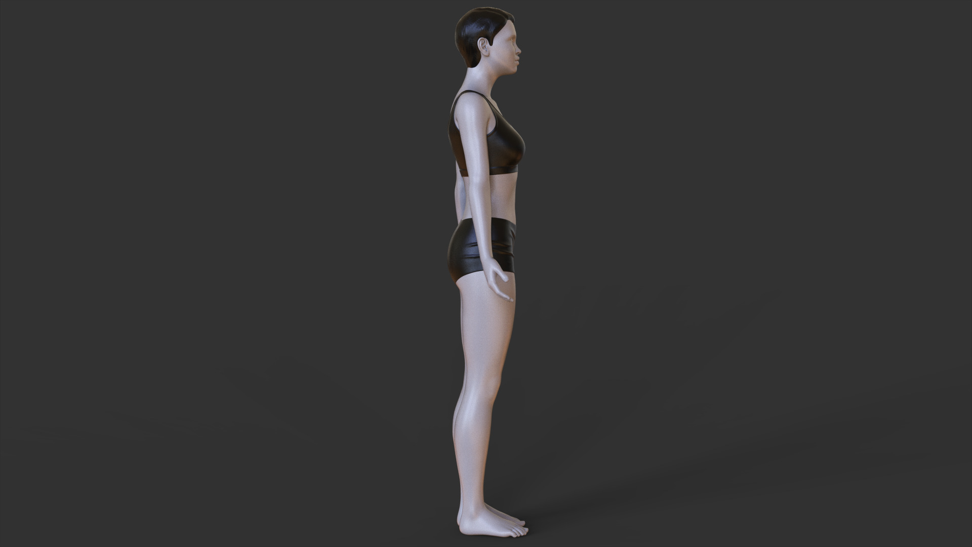 Yoga Pose - Mountain Pose - Tadasana 3D print model_7