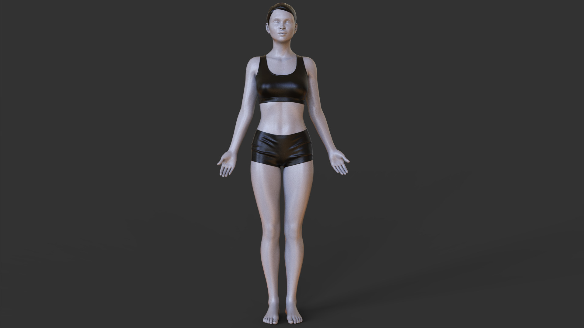 Yoga Pose - Mountain Pose - Tadasana 3D print model_1