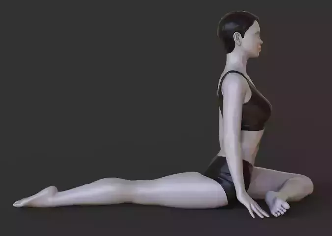 Yoga Pose - Pigeon Pose - Kapotasana