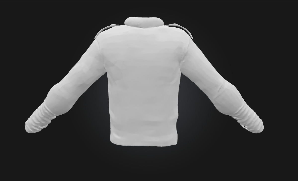 Leather Jacket Display Realistic Apparel Showcase Model 3D model_6