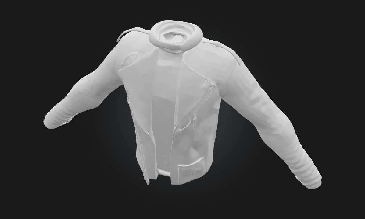 Leather Jacket Display Realistic Apparel Showcase Model 3D model_7
