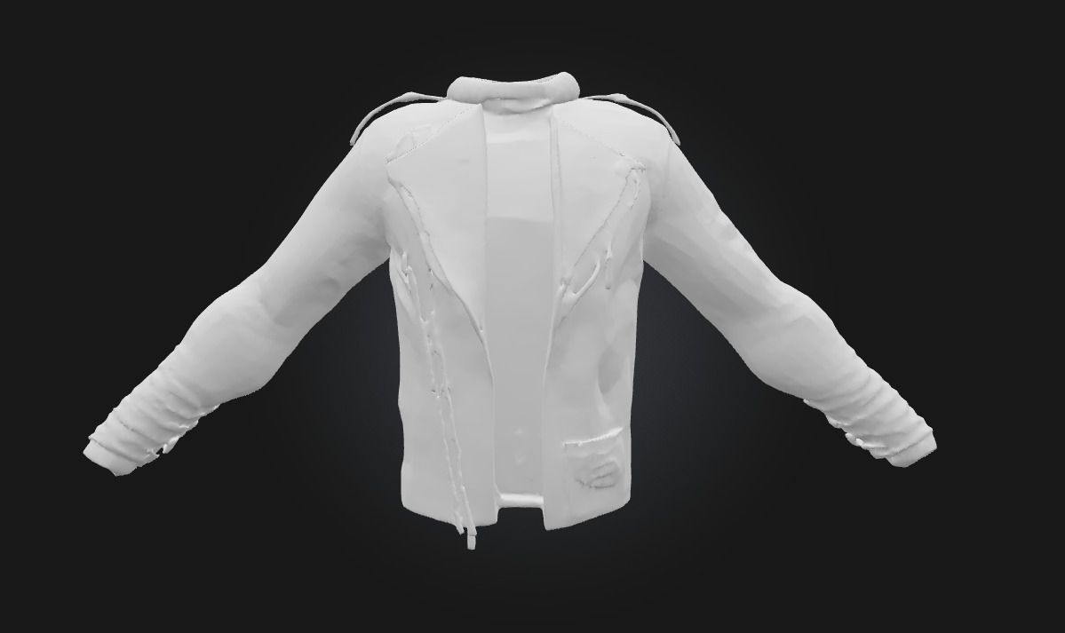 Leather Jacket Display Realistic Apparel Showcase Model 3D model_4