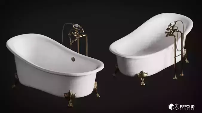Bathtub with Tap