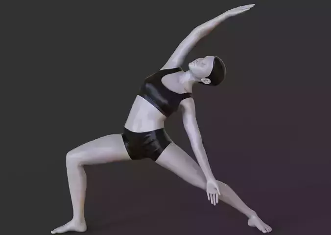 Yoga Pose - Reverse Warrior Pose - Viparita Virabhadrasana