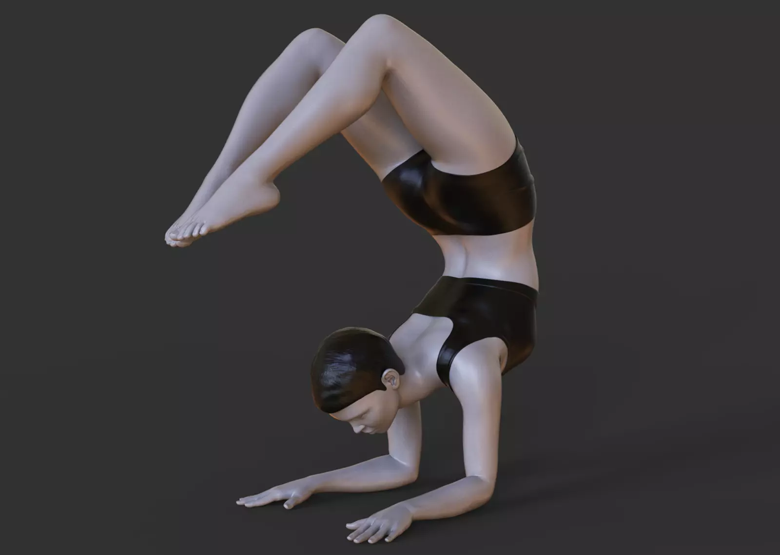 Yoga Pose - Scorpion pose - Vrischikasana 3D print model