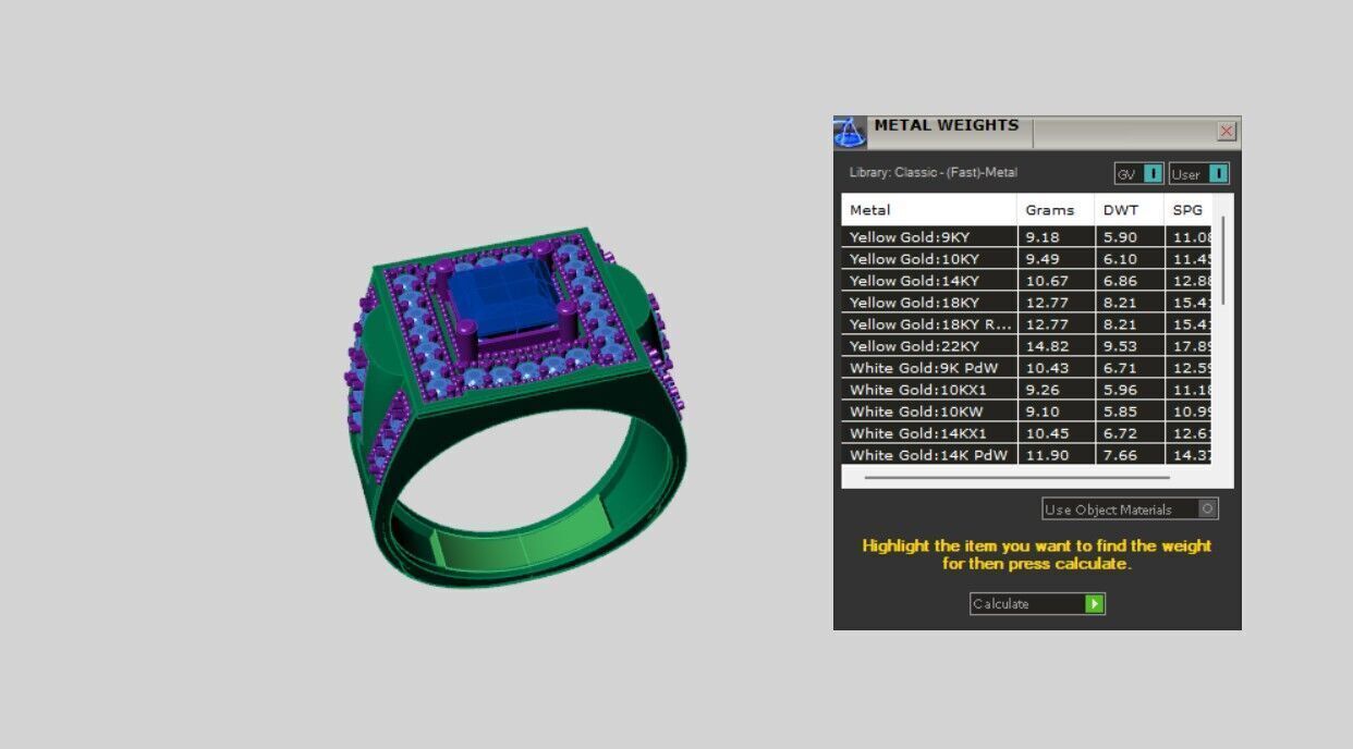 Men Rings 3D print model_4