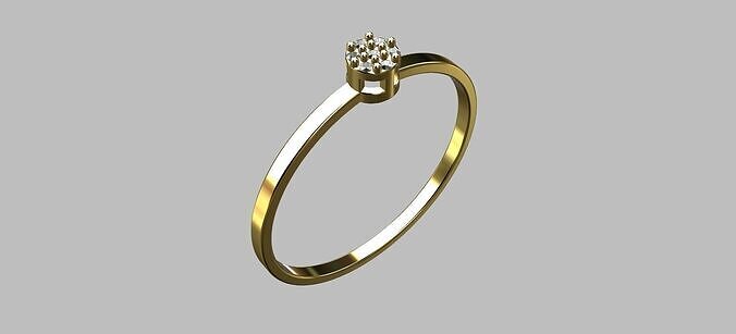 Cage Ring 3D print model
